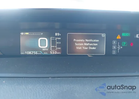 2018 Toyota Prius z USA, uszkodzony, nr VIN JTDKARFU6J3551554